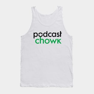 Podcast Chowk Text Logo Tank Top